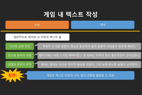 게임 기획자, 마이즈 강의예제