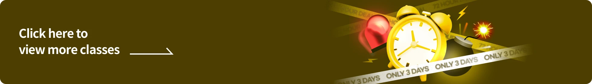 Beat the clock banner