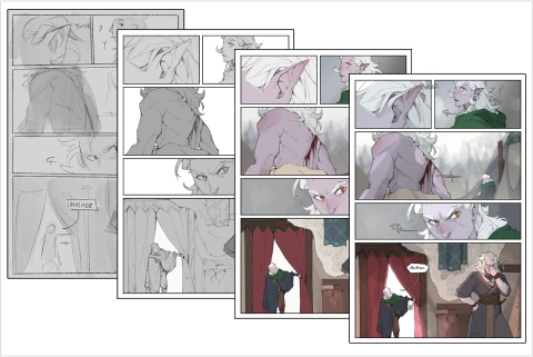 <p><strong>漫画のページ：A to Z</strong></p>