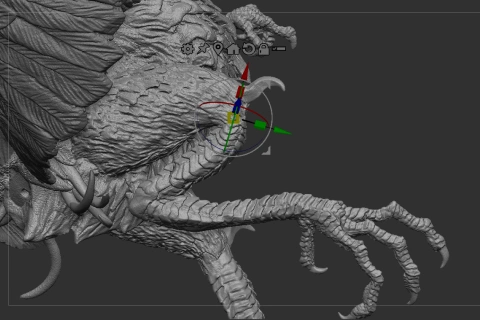 <p>説得力のある骨格や筋肉の造形</p>