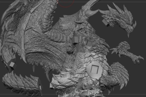 <p>パーツの分割構成</p>