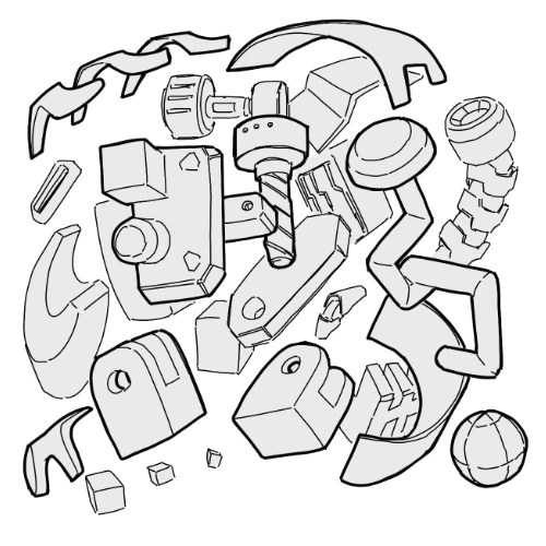 <p><strong>Exterior Line and the 3D Form</strong></p>