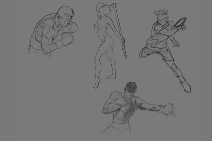 Concept Artist, Enzo Fernandez exercises