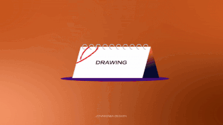 ImageSlideBrush와 Roughen Edge로 드로잉하는 느낌 표현