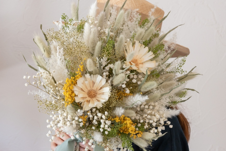<p>集大成:どこへでも持ち運べる「ウェディングブーケ」の構築</p>