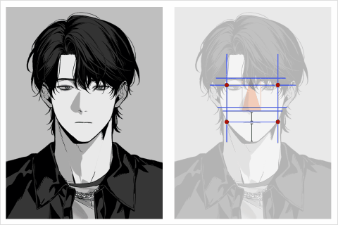 <p><strong>우니칩처럼 그리는 남캐 얼굴 &amp; 인체 데포르메 노하우</strong></p>