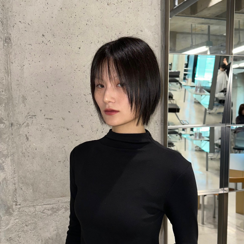 <p>고객 만족도를 끌어올리는 숏단발과 앞머리 디자인</p>
