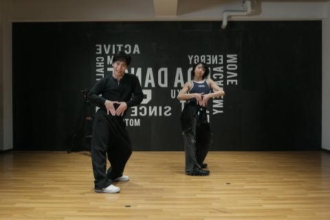 <p>動きの緩急とリズム感</p>