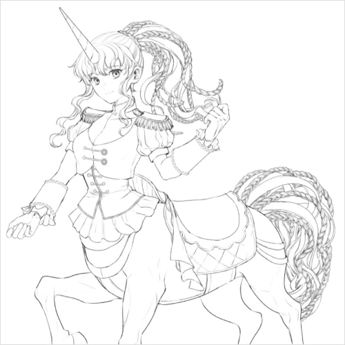 Coloso illustrator yuu 講座の例題