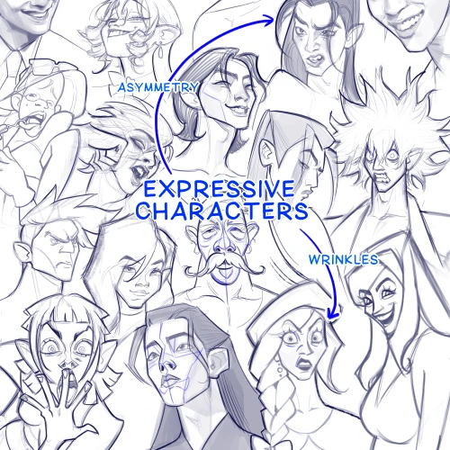 <p><strong>Drawing Expressive Characters</strong></p>