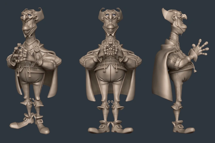 Principal Character Artist, Weston Reid point