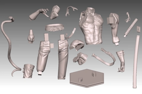 <p>組みやすい分割と塗装しやすい分割のコツ</p>