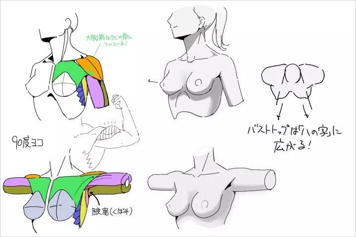 <p>各パーツの構造の単純化</p>
