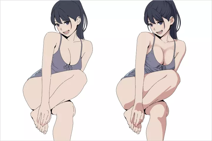 <p>学んだポイントを意識したキャラクター制作</p>