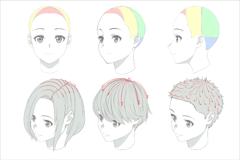 <p>キャラクターをより魅力的にみせる髪と表情の描き方</p>