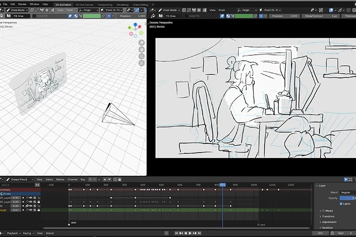 <p><strong>Vコンテ制作を通して学ぶGrease Pencilの基礎</strong></p>
