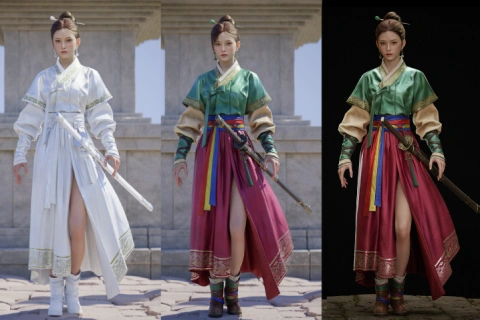 <p>물리적 고증에 감성을 더한</p><p>리얼리스틱 텍스처링</p>