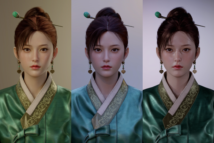 3D 캐릭터 아티스트, 유원진 강의예제