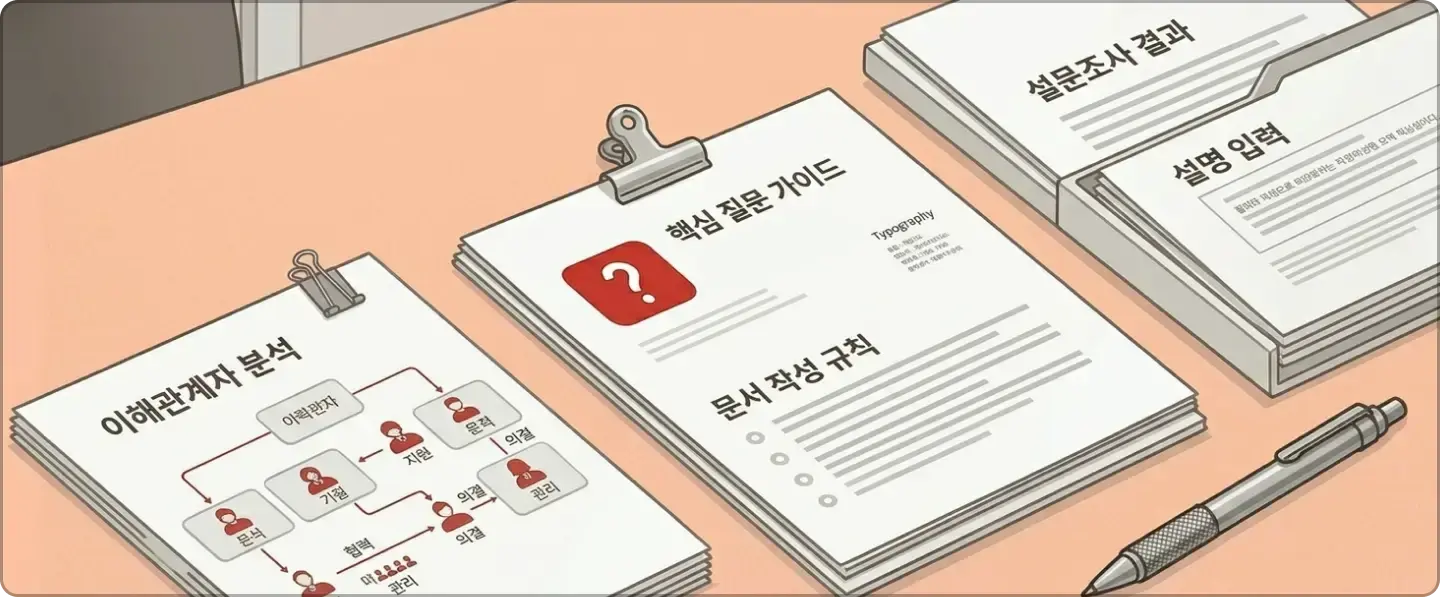 ImageSlide<span style="color:#FF5A63;"> <b> Special Gift 4 </span> <br> <span style = "font-size:18px; "> 이해관계자 인터뷰 문서 가이드라인 </sapn> </b>