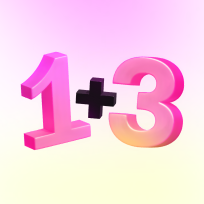 1+3