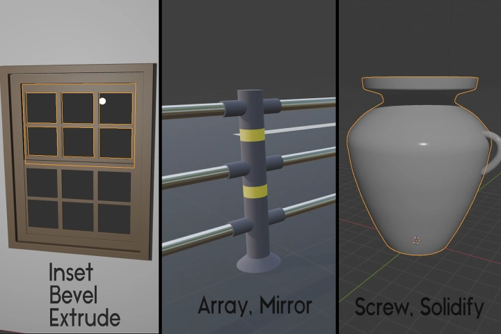 <p>점·선·면을 활용한 기본 모델링 &amp; 심플한 프롭 제작</p>