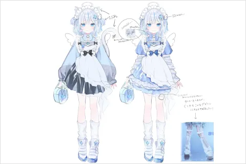 Vtuber 天使うと 講座の例題