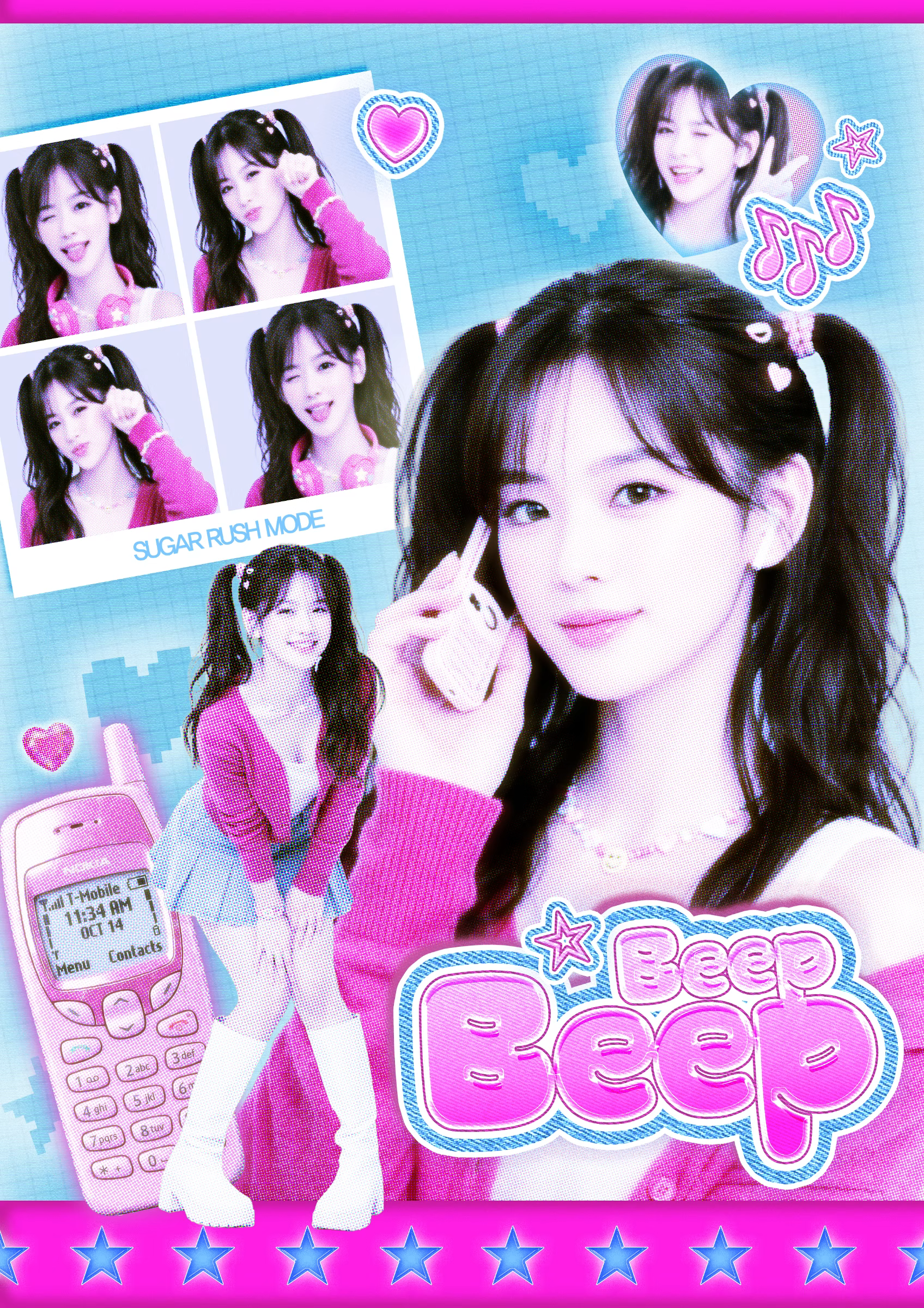 ImageSlide<b>Y2K st 키라키라 아이돌 포스터 만들기</b>