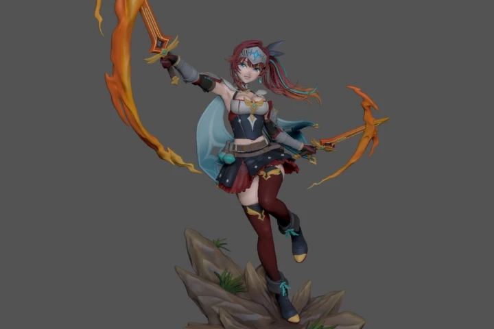 3D Character Artist, Wandah Kurniawan Exercise