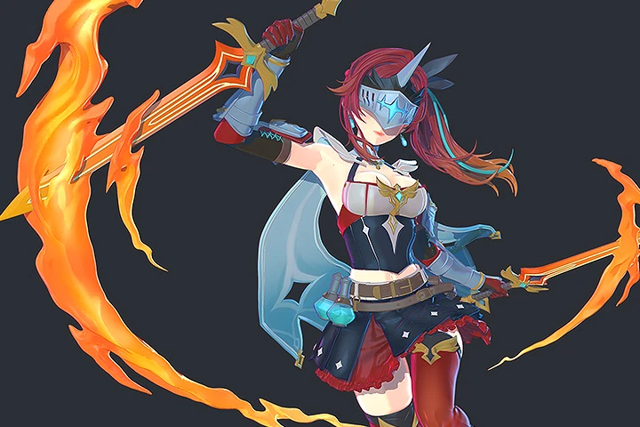 3D Character Artist, Wandah Kurniawan point