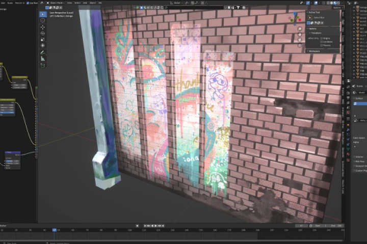 <p>手描きを生かすモデリング </p>