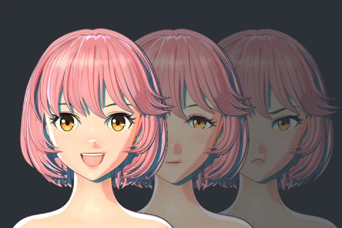 <p><strong>Various Anime Facial Expressions</strong></p>