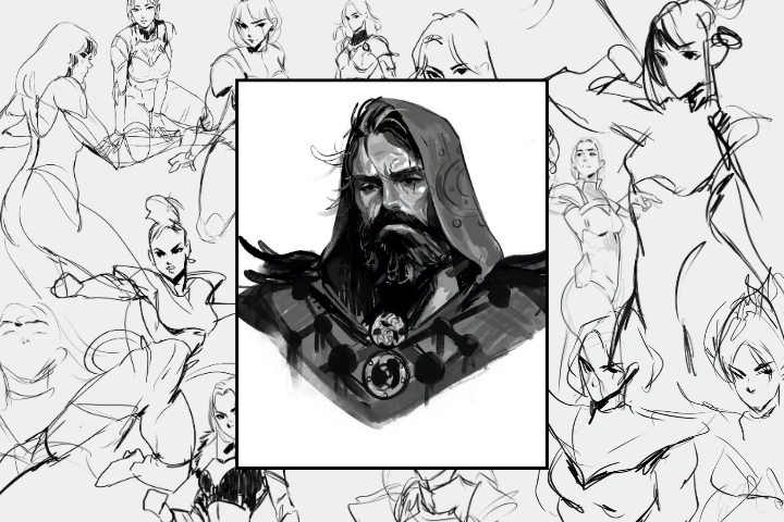 Illustrator, Andrew Russell point