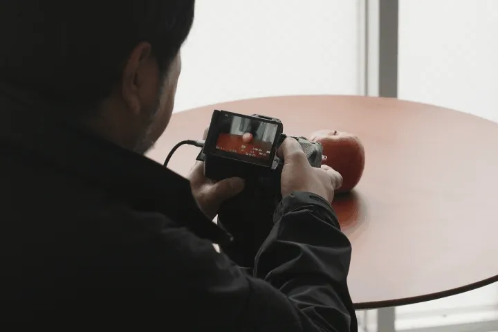 <p>撮影の練習</p>