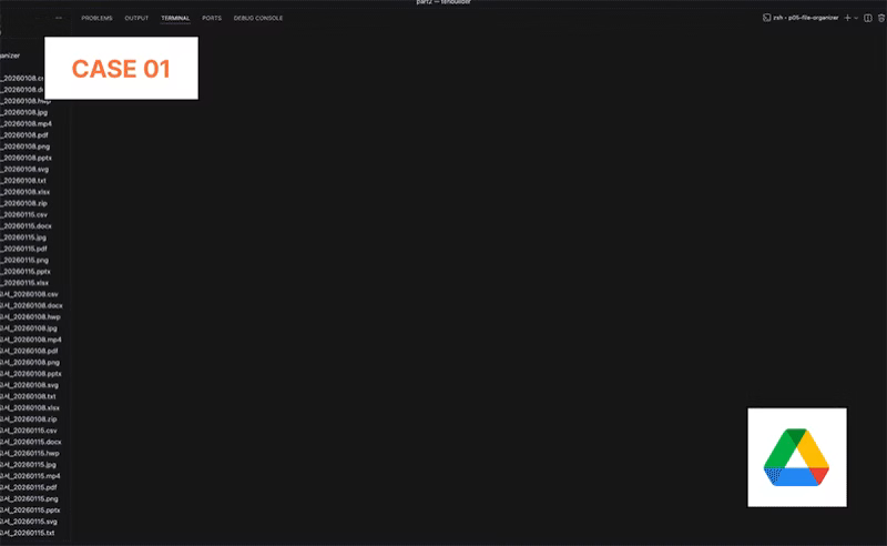 ImageSlide<b>폴더 정리 3분 컷. 필요한 데이터 정제까지!</b>