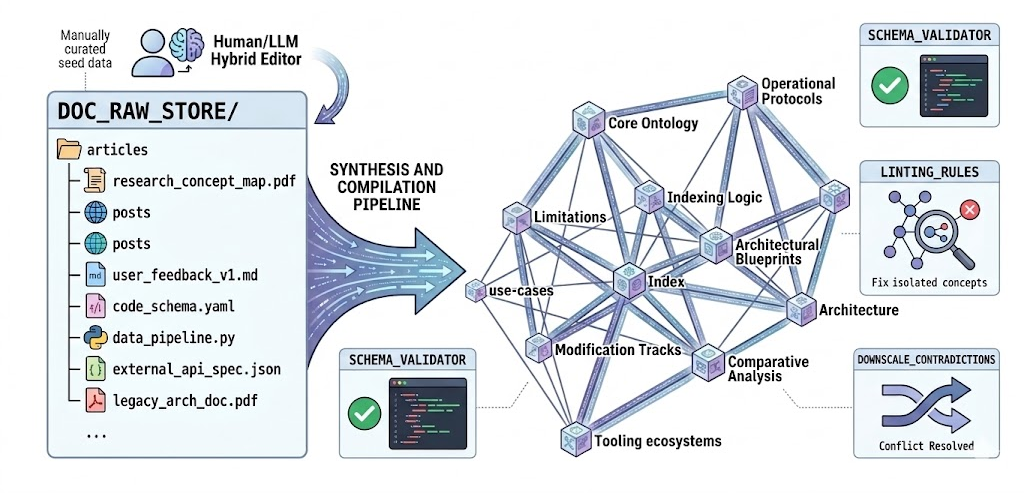 LLM Wiki, RAG, 검색 증강 생성, LLM, 온톨로지, LLM 위키