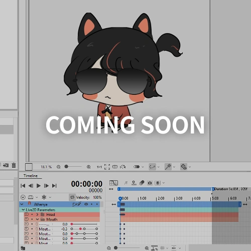Live2D Modeler, Cat Athenya Exercise