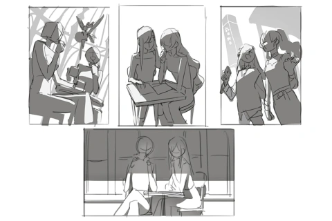 <p>관객의 시선을 완벽히 지배하는 전략적인 구도 연출</p>