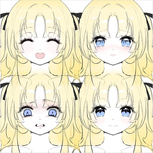 <p>表情で感情を表す美形の顔の描写テクニック</p>