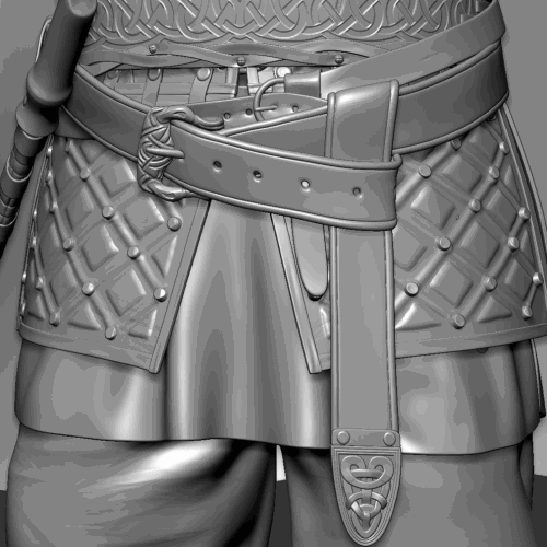 <p>퀄리티를 높이는 디테일링, 세밀한 Zbrush 스컬핑</p>