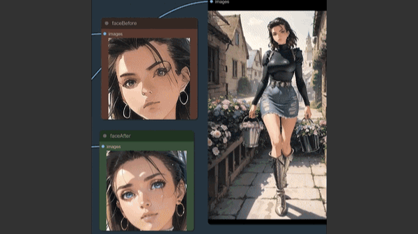 ImageSlide<span style="font-size:16px; font-weight:bold;"> <span style="color:#FFCA97;">03.</span> 커스텀노드로 이미지 무한 생성 </span>