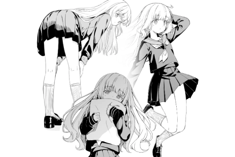 <p>可愛く、自然なポーズ</p>