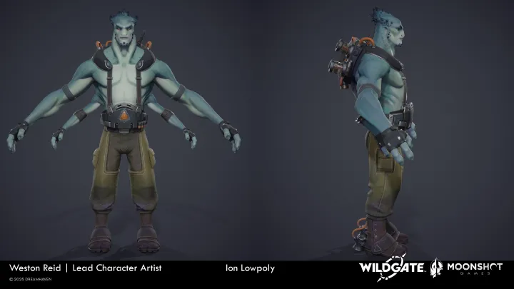 Principal Character Artist, Weston Reid portfolio