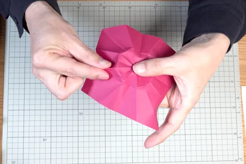 <p>効率良い折り方</p>