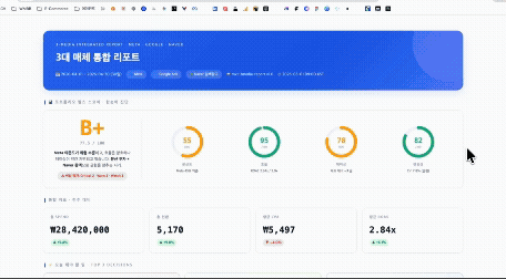 ImageSlide<b>3대 매체 통합 리포트 </b>