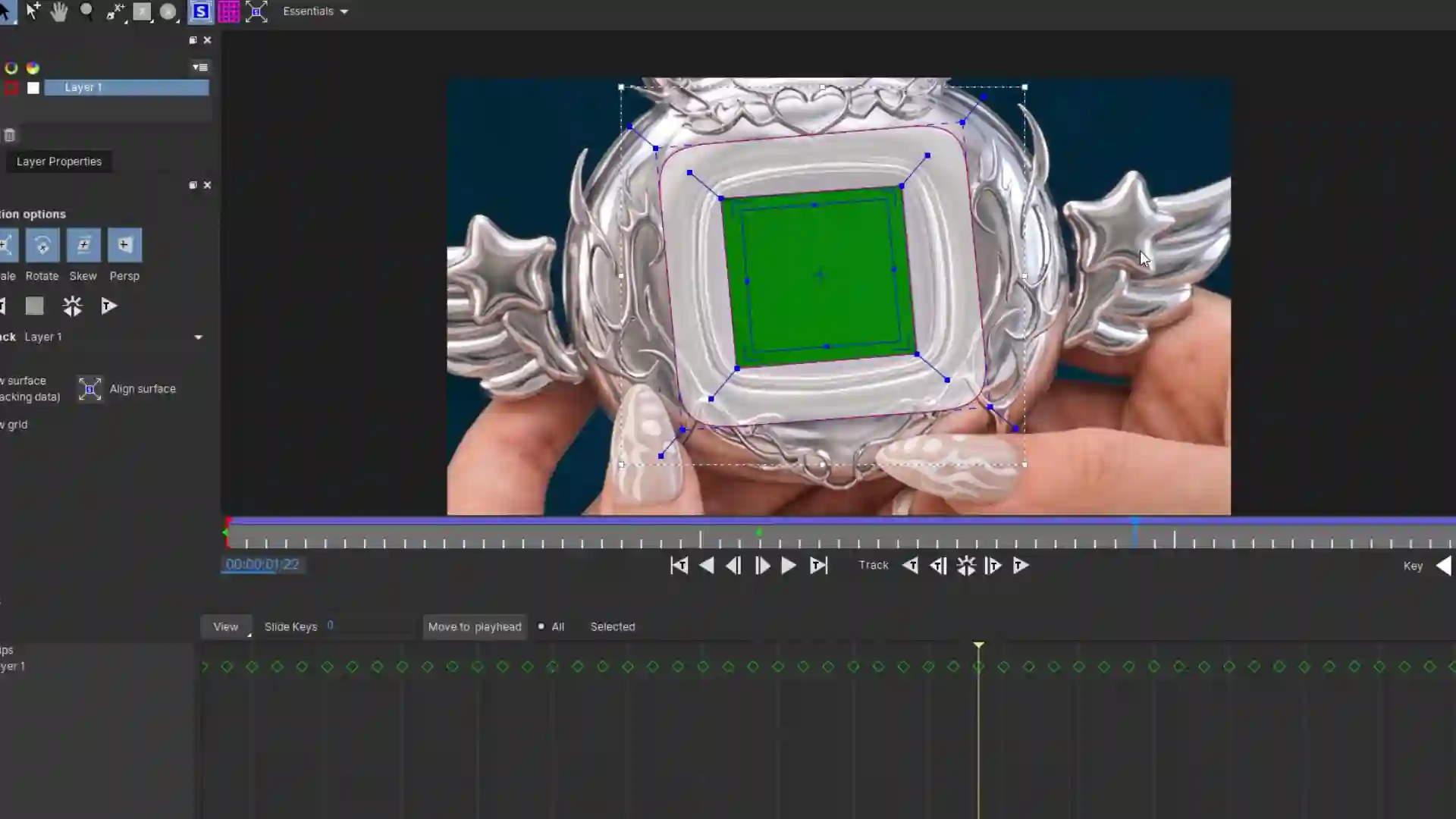 ImageSlide<b>Step 4. 평면 트래킹 & 스크린 매칭</b>