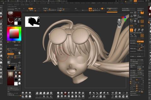 フィギュア造形師 こん 講座の例題