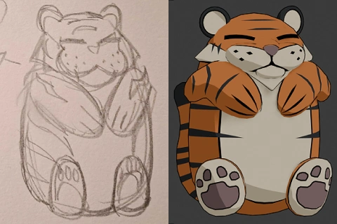 <p><strong>Modeling a 3D Character</strong></p>