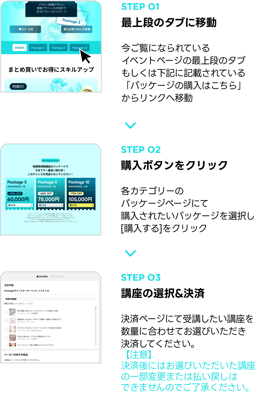 サマースターターパック Howto