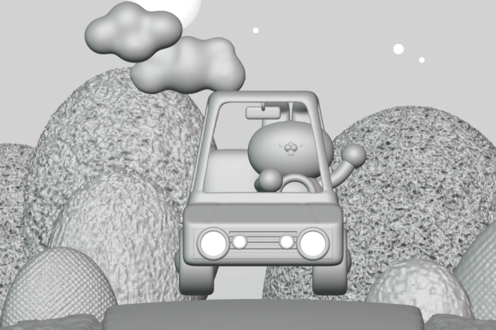 3Dイラストレーター Ahnsimfactory 講座の例題