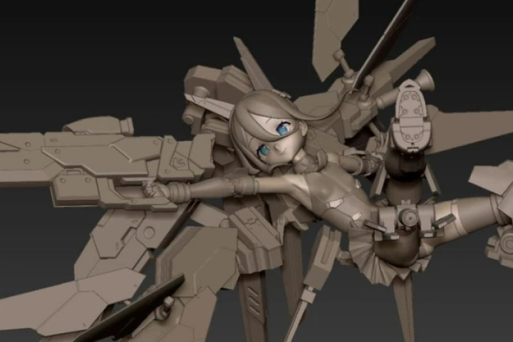 フィギュア造形師 タカトリ 講座の例題